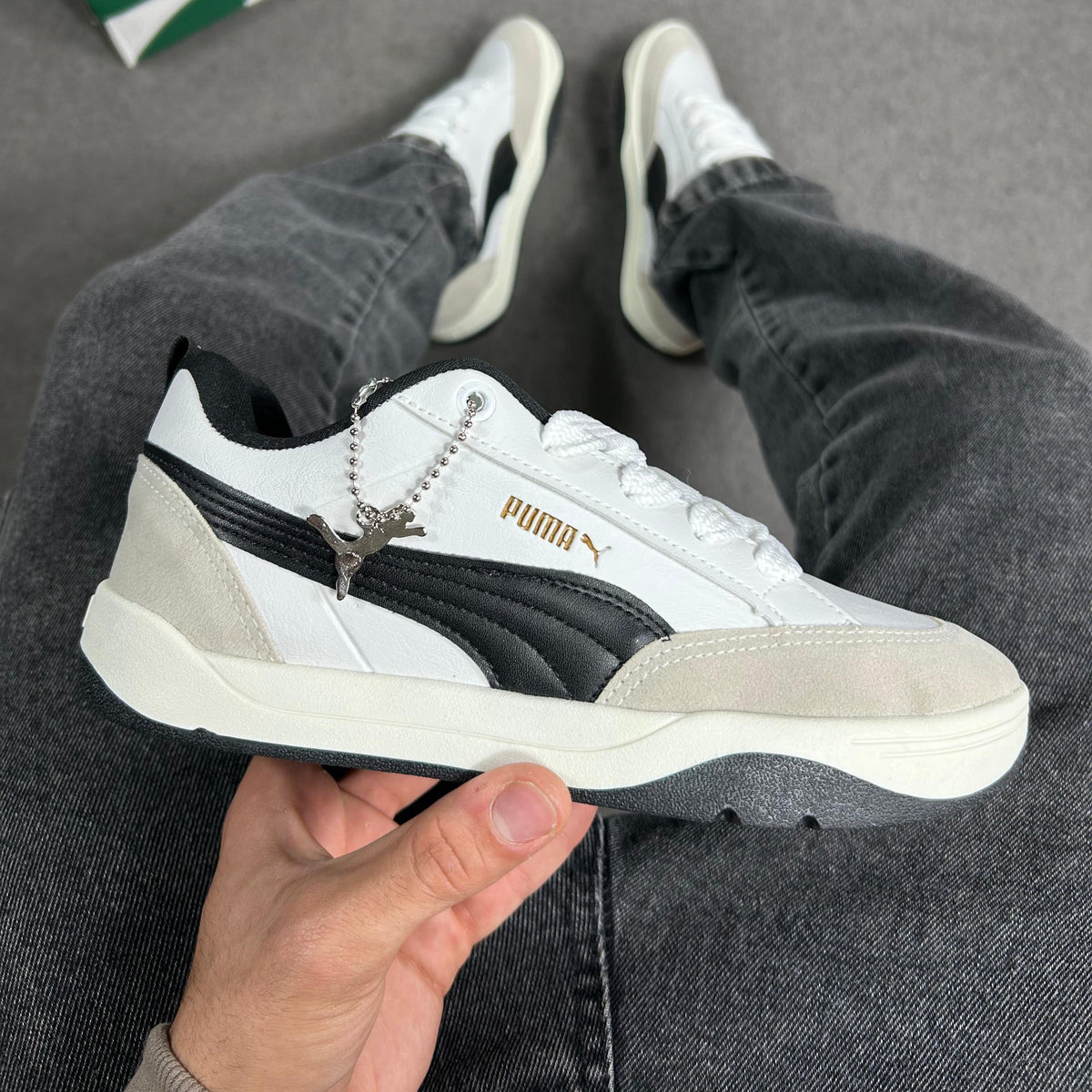 Tênis Puma Fenty Branco e Preto