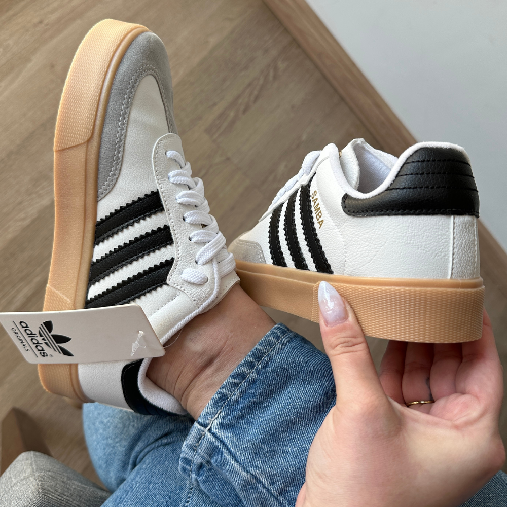 Tênis Adidas Samba Preto e Branco Premium 