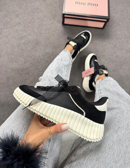 Tênis Quenz Miu Miu Preto Premium