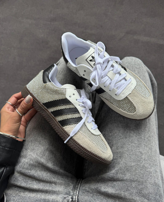 Tênis Adidas Samba OG Glow Prata Prime