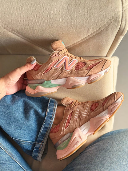 Tênis New Balance 9060 Sea Salt Colorway Couro Legítimo