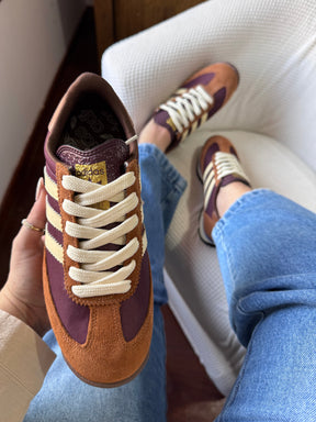 Tênis Adidas SL72 Marrom e Vinho Premium
