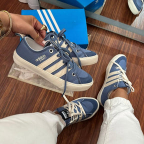 Tênis Adidas Street Azul Premium