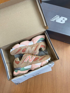 Tênis New Balance 9060 Sea Salt Colorway Couro Legítimo