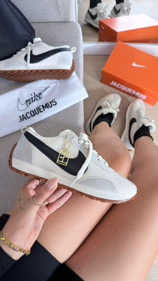 Tênis Nike Jacquemus Off Preto Premium