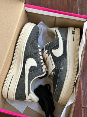 Tênis Nike Air Force 1 Jeans Preto Premium