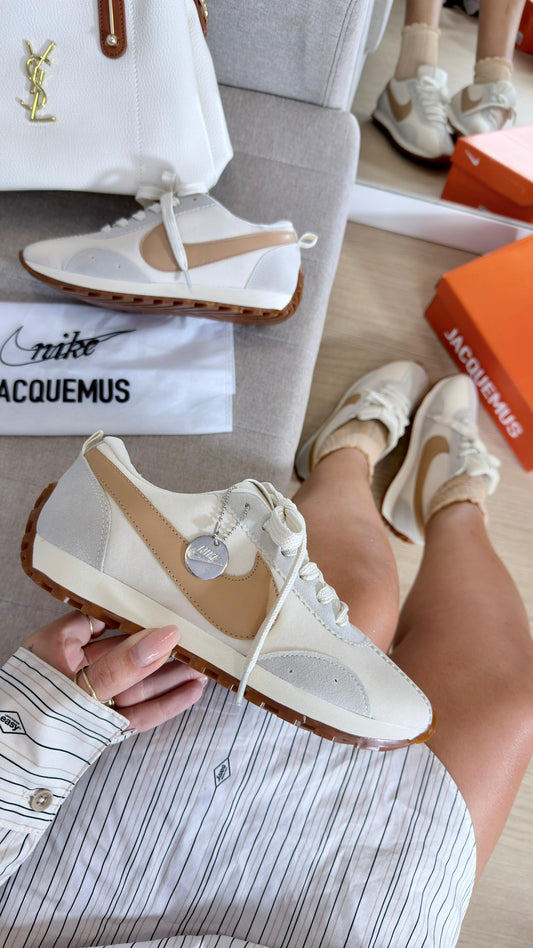 Tênis Nike Jacquemus Off Palha Premium