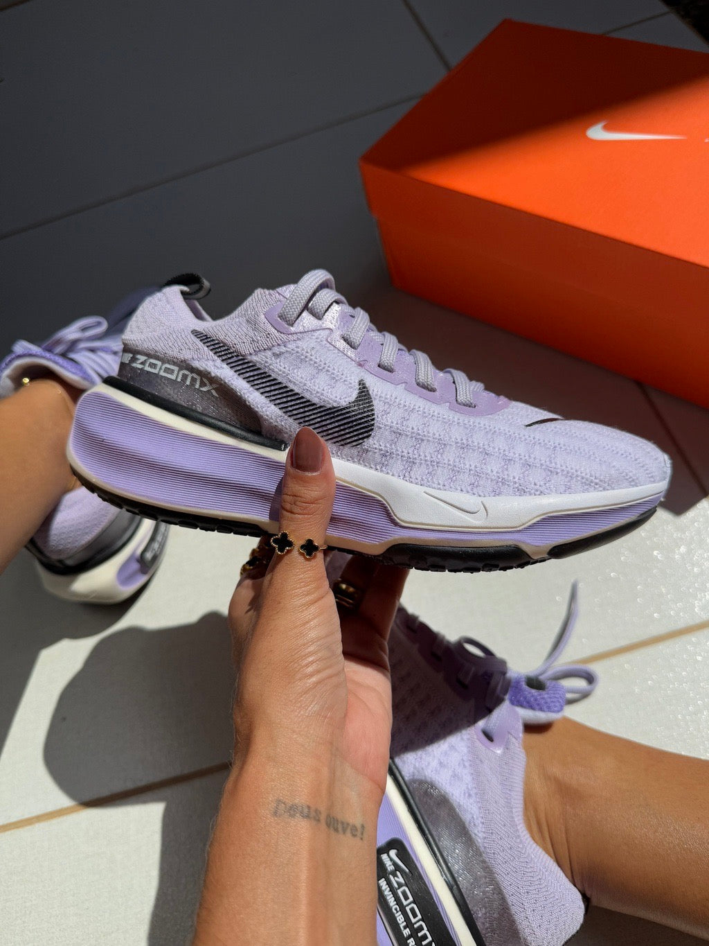 Tênis Nike Zoom X Invincible Run 3 Lilás Premium