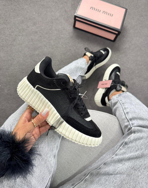 Tênis Quenz Miu Miu Preto Premium