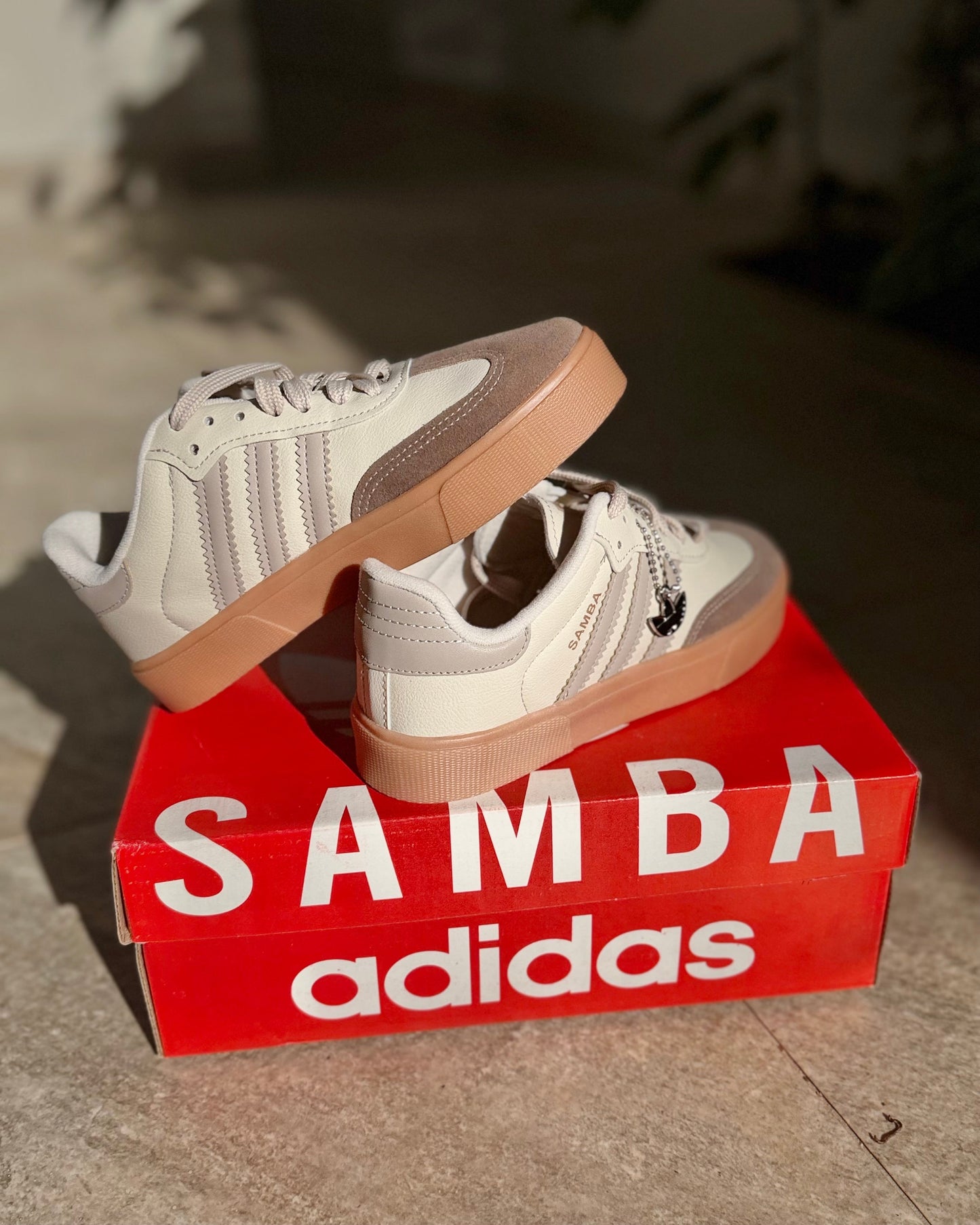 Tênis Adidas Samba Off Cinza Premium
