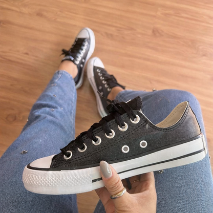 Tênis All Star Glow Preto Feminino Premium