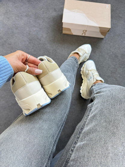 Tênis ON Cloud Cloudsurfer Off White Azul Bebê Prime