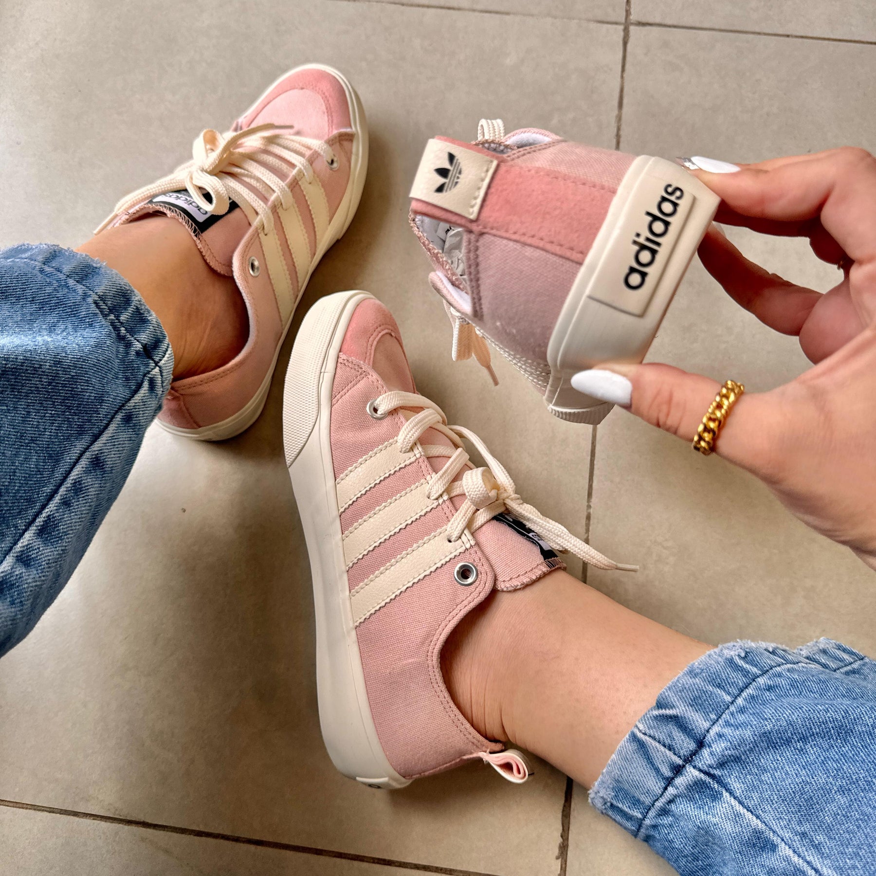 Tênis Adidas Street Rosa Premium
