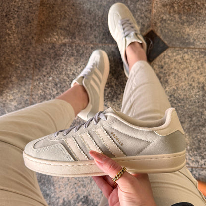Tênis Adidas Gazelle Cinza Premium 2.0