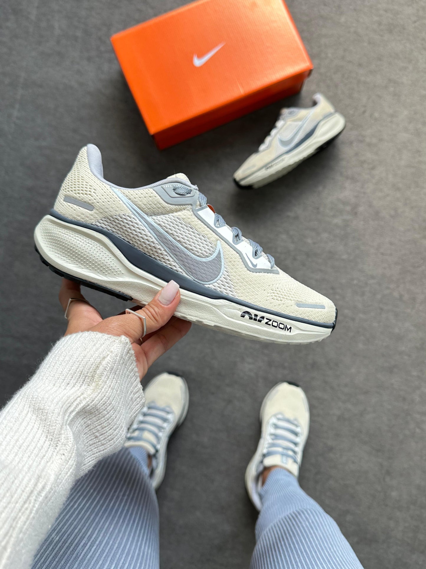 Tênis Nike Air Zoom Pegasus 41 Vanilla Cloud Blue Premium