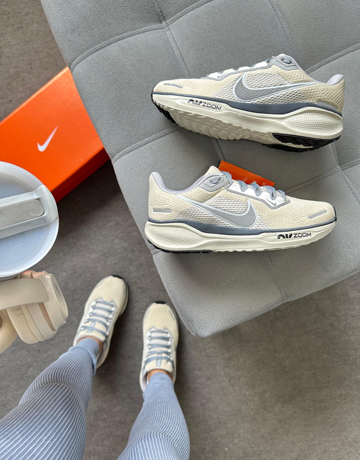 Tênis Nike Air Zoom Pegasus 41 Vanilla Cloud Blue Premium