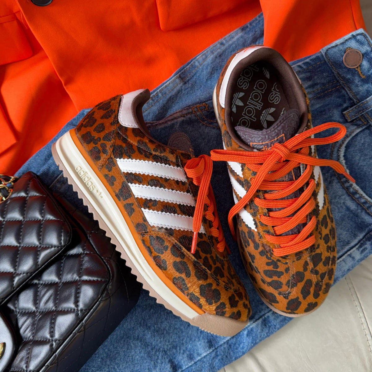 Tênis Adidas SL72 Leopard Premium 2.0