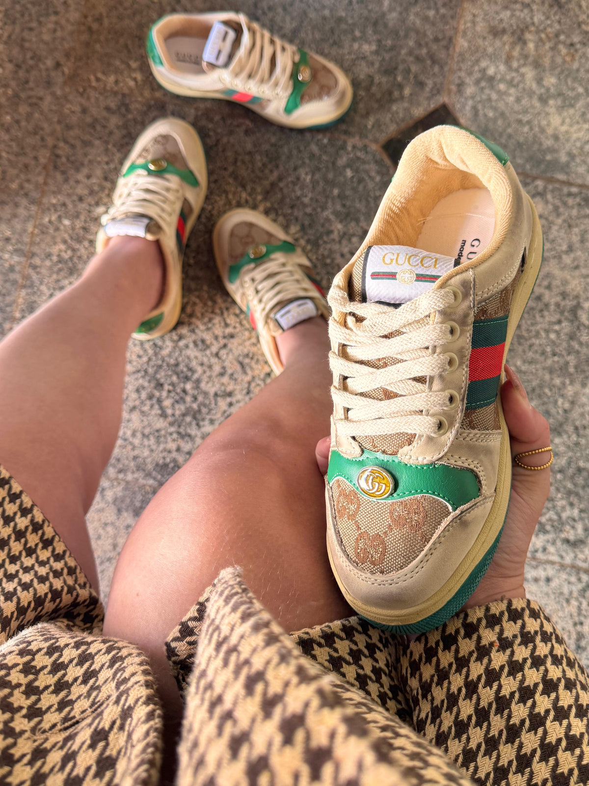 Tênis Gucci Screener Feminino Casual