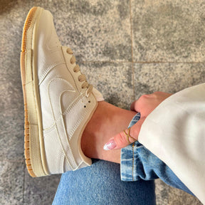Tênis Nike Dunk Branco Bege Premium
