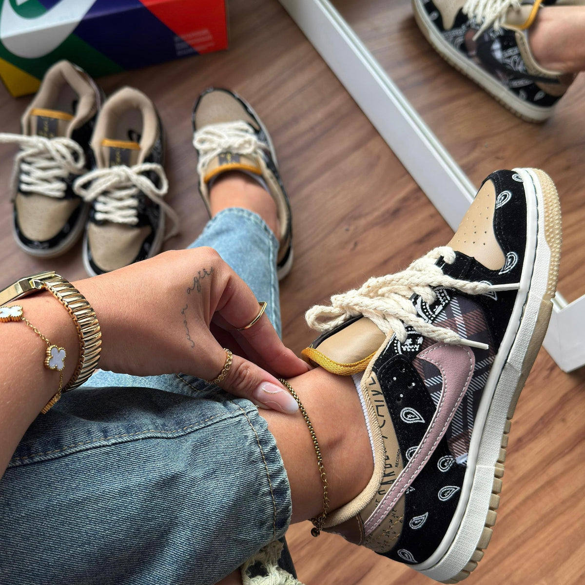 Tênis Nike Dunk Travis Scott Cactus Premium