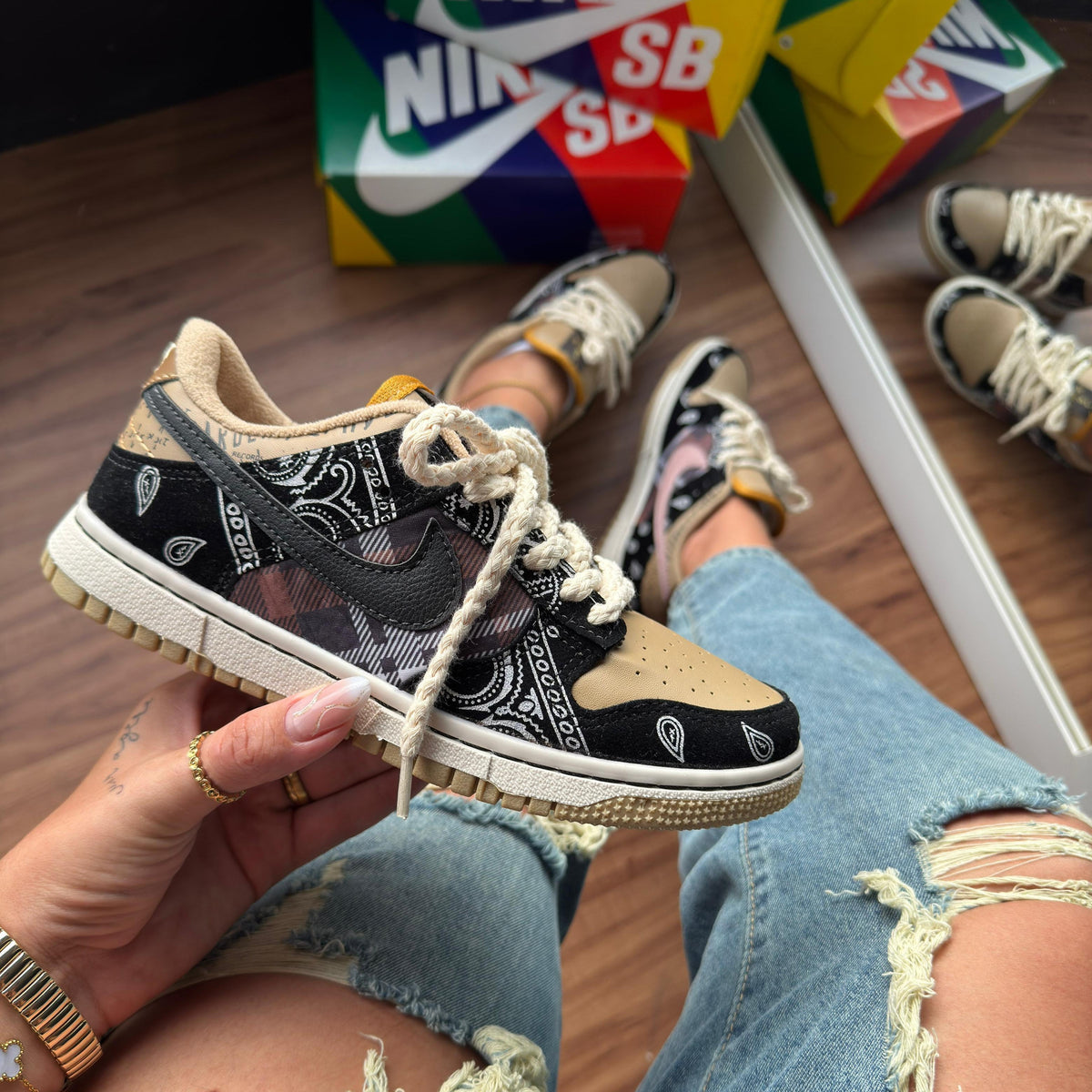 Tênis Nike Dunk Travis Scott Cactus Premium