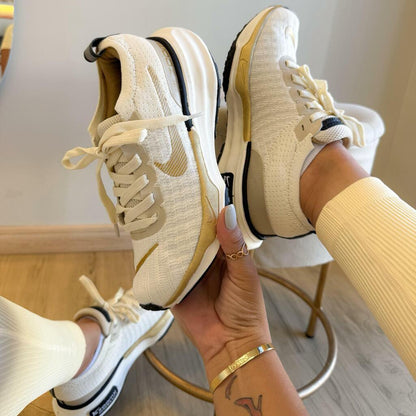 Tênis Nike Zoom X Invincible 3 Off White Ouro Premium