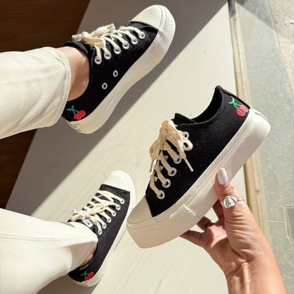 Tênis Chuck Taylor Lift Cherry On Converse