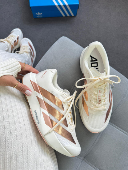 Tênis Adidas Evo SL Branco e Rose Prime
