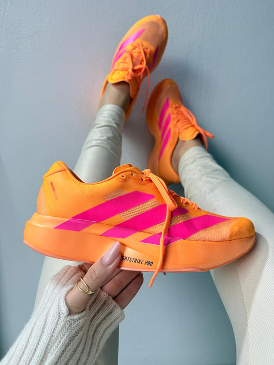 Tênis Adidas  Evo SL Laranja e Pink Prime