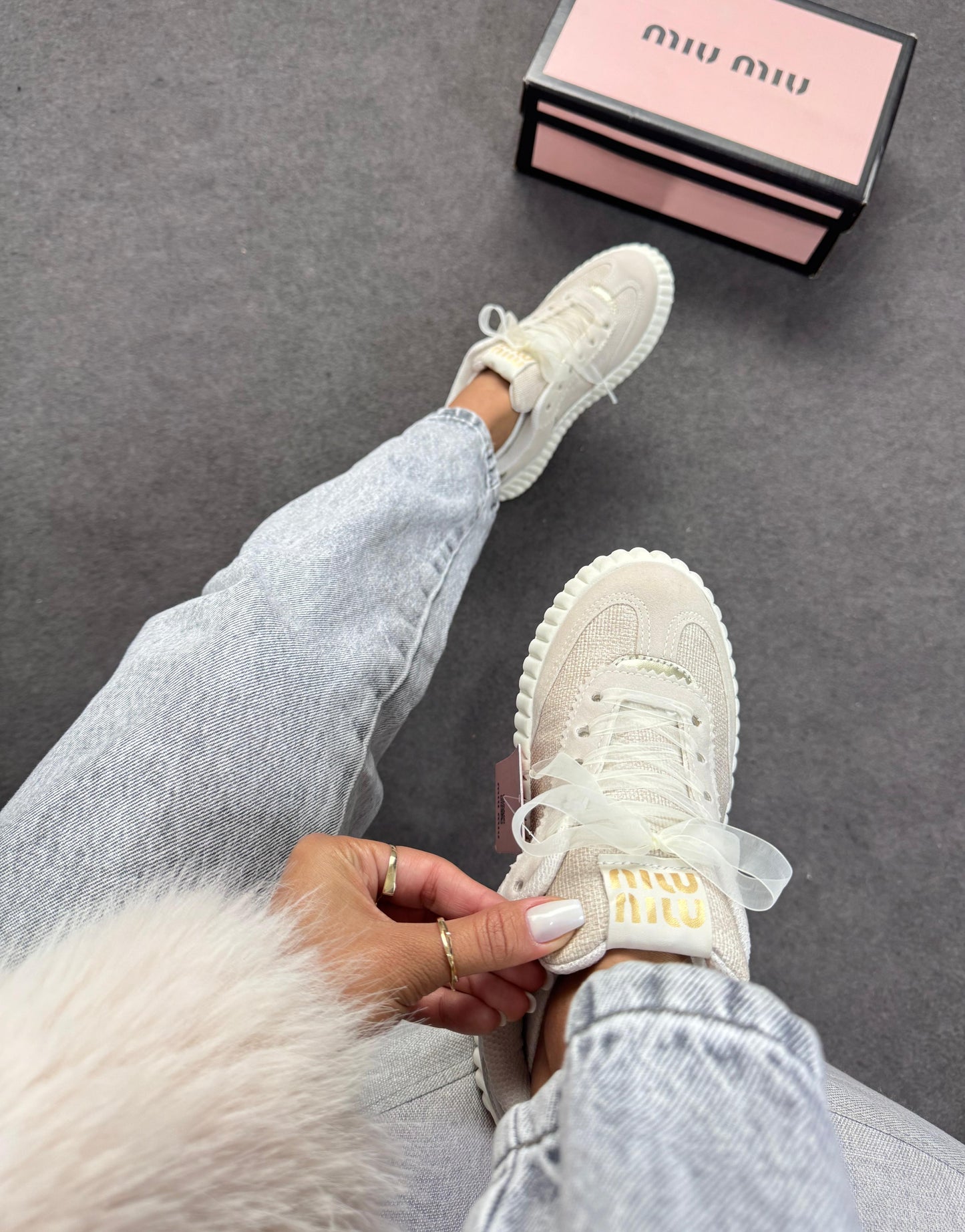 Tênis Quenz Miu Miu Vanilla Premium