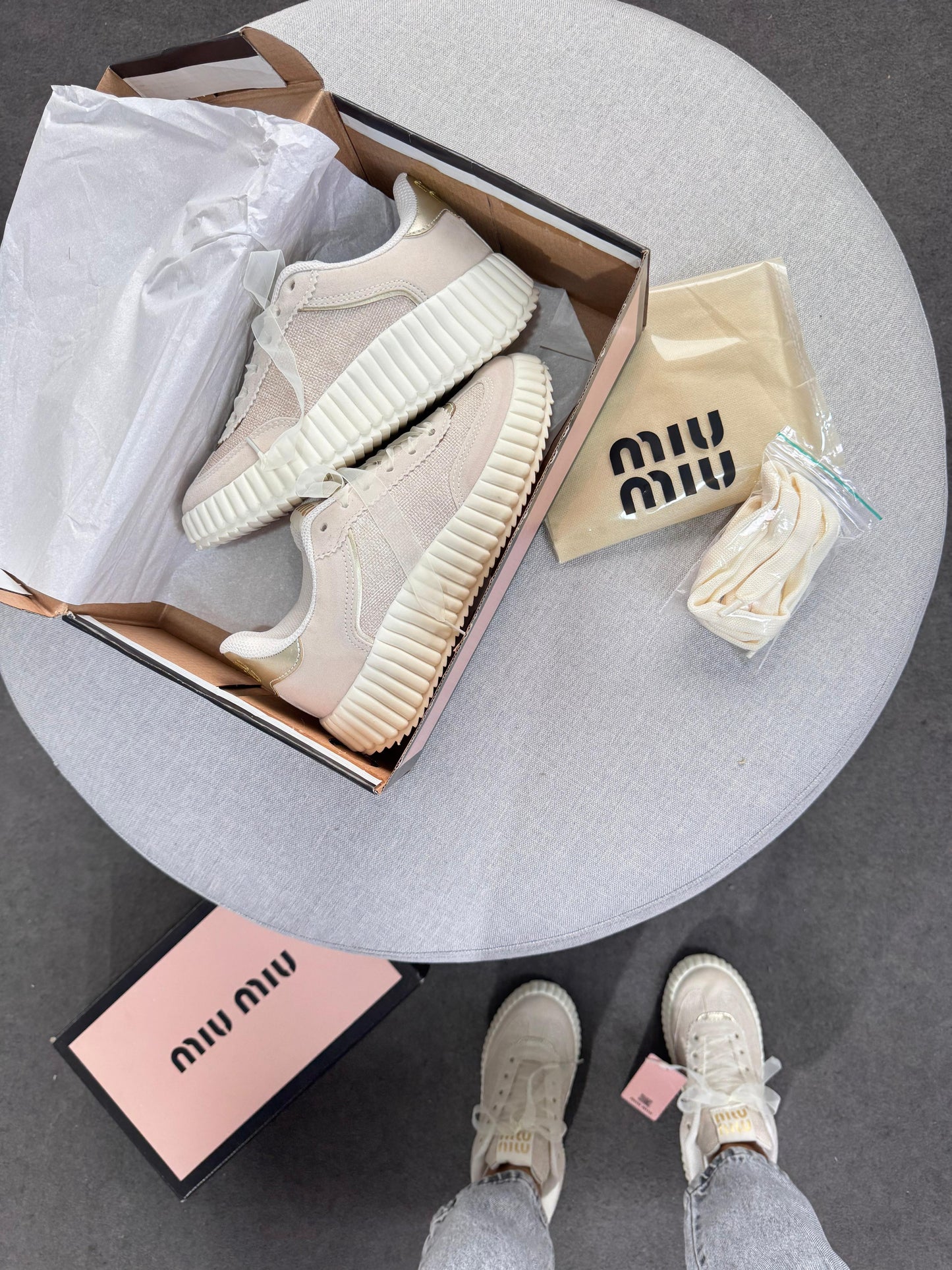 Tênis Quenz Miu Miu Vanilla Premium