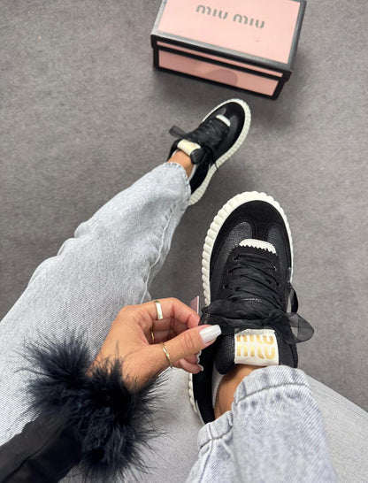 Tênis Quenz Miu Miu Preto Premium