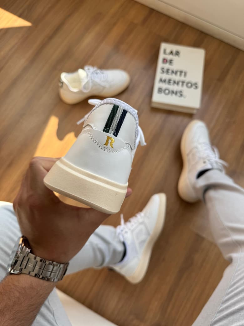 Tênis Reserva RSV Type-R Neo Branco Couro Legítimo