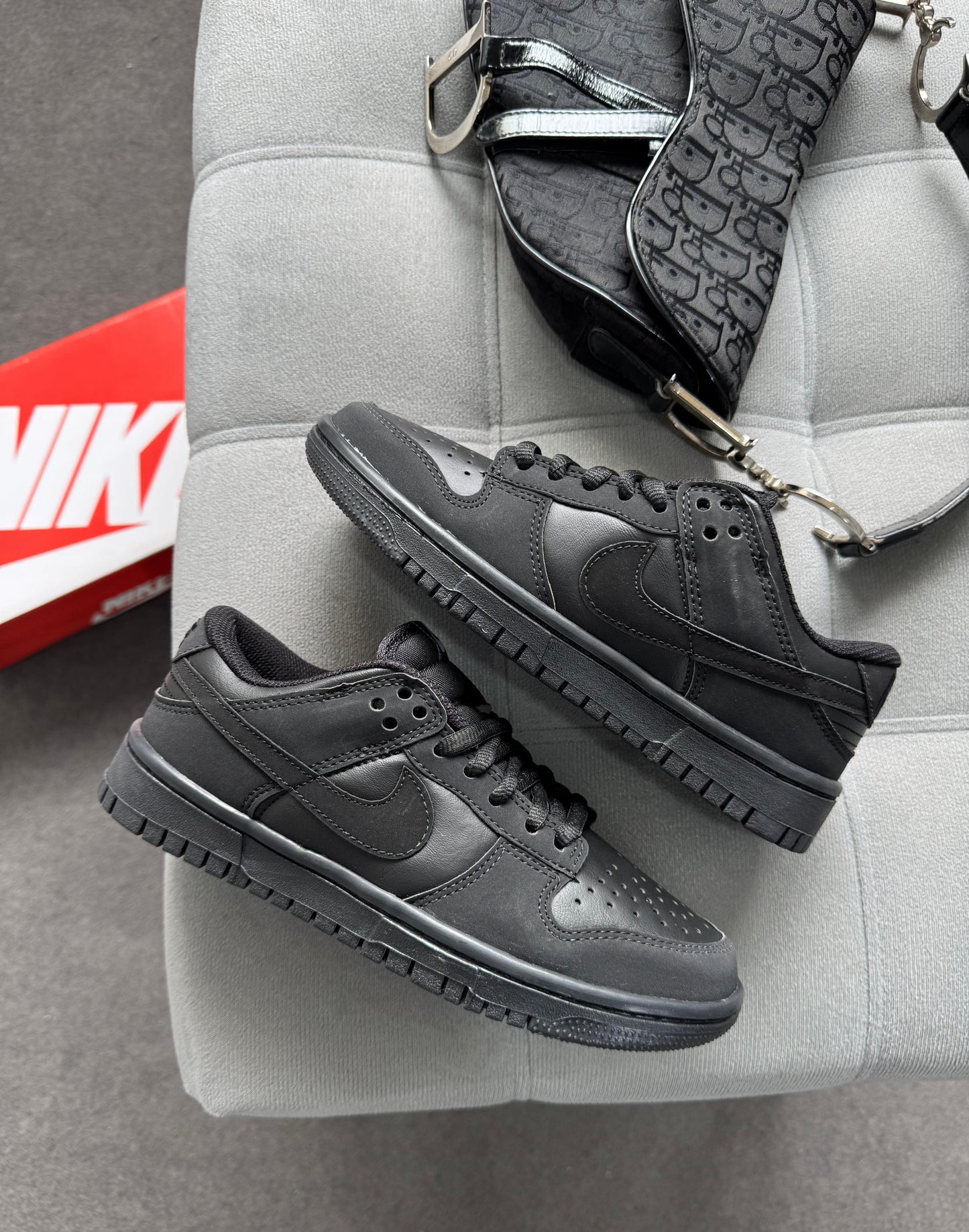 Tênis Nike Dunk Low Pro All Black Luxo