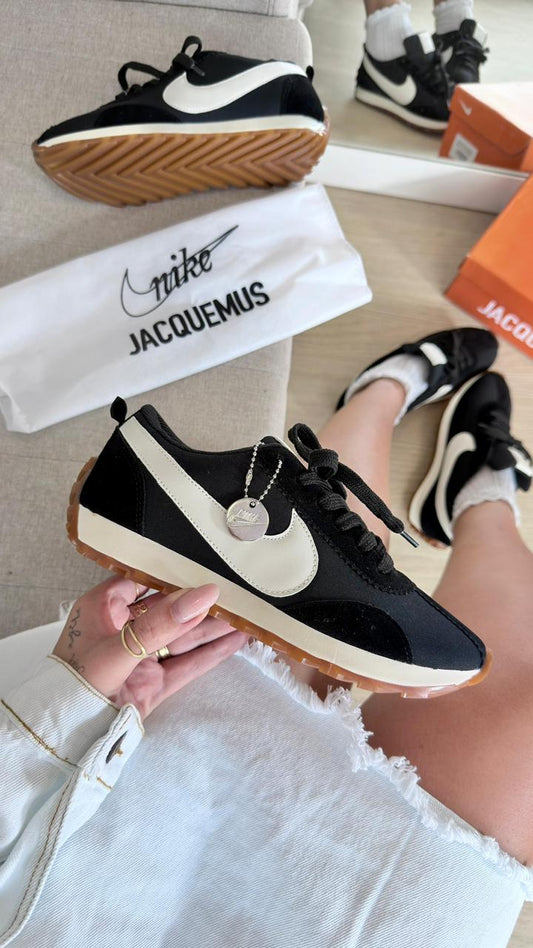 Tênis Nike Jacquemus Preto e Branco Premium