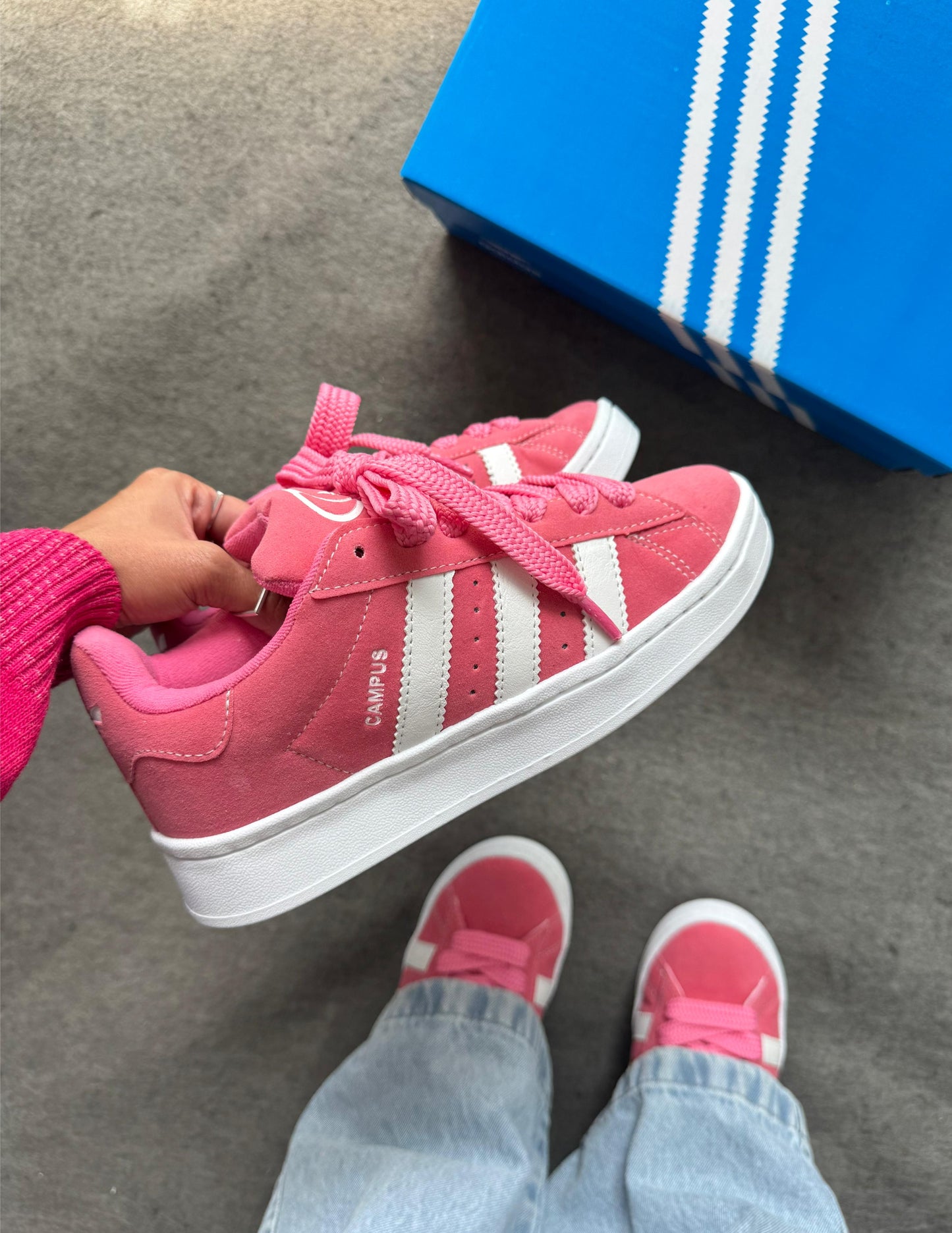Tênis Adidas Campus 00s Pink Prime