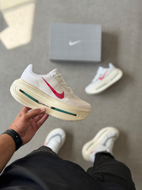Tênis Nike Vomero Branco e Vermelho Premium