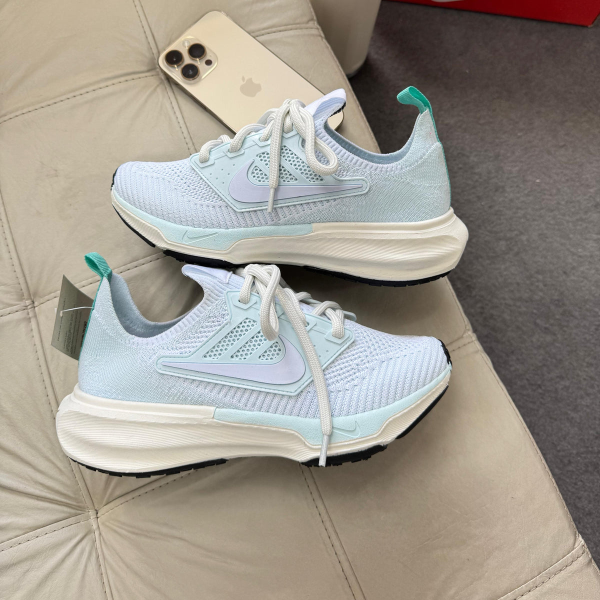 Tênis Nike Knit B3 Verde água