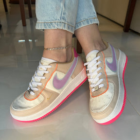 Tênis Nike Air Force Colorido Feminino Premium