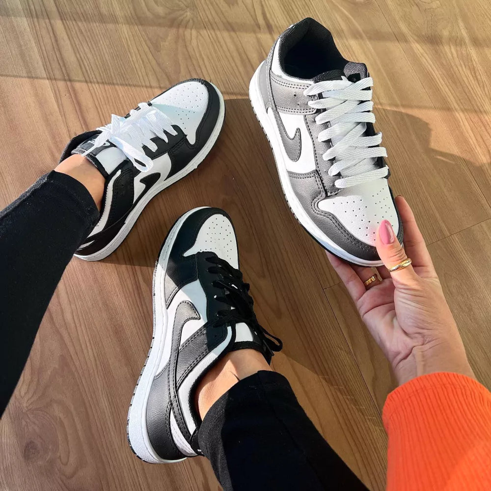 Tênis Nike Dunk Preto e Branco Feminino e Masculino Premium