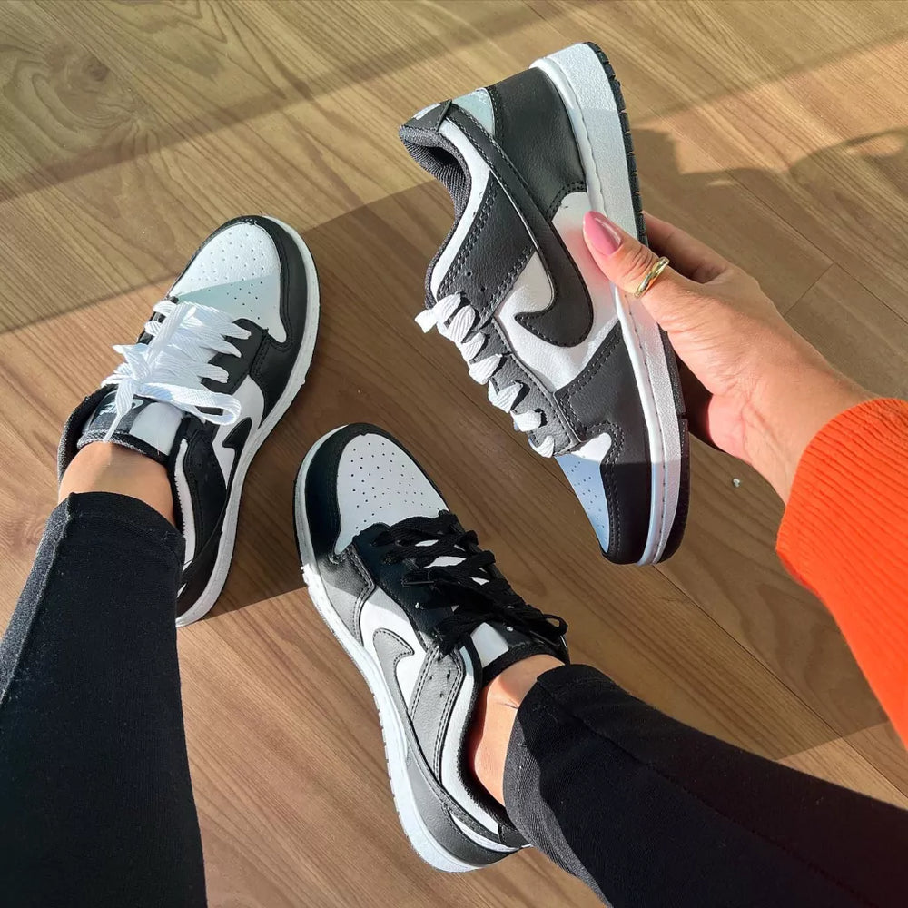 Tênis Nike Dunk Preto e Branco Feminino e Masculino Premium
