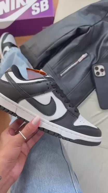 Tênis Nike Dunk Preto e Branco Feminino e Masculino Premium