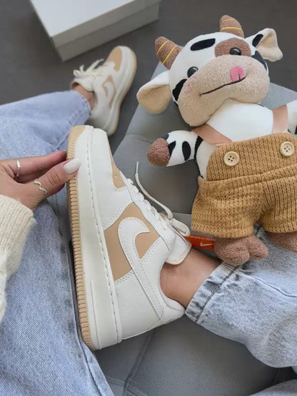 Tênis Nike Air Force Off Nude Premium