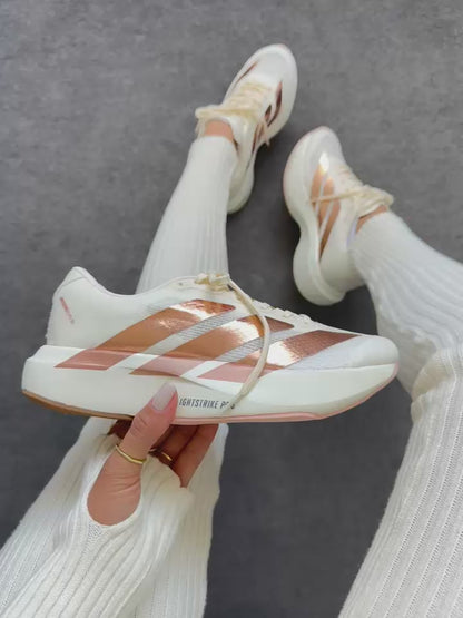 Tênis Adidas Evo SL Branco e Rose Prime