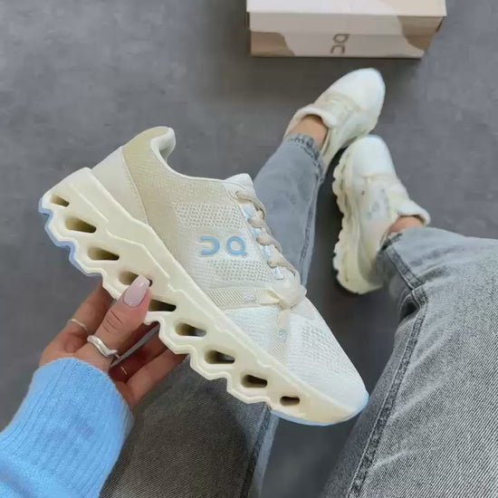 Tênis ON Cloud Cloudsurfer Off White Azul Bebê Prime